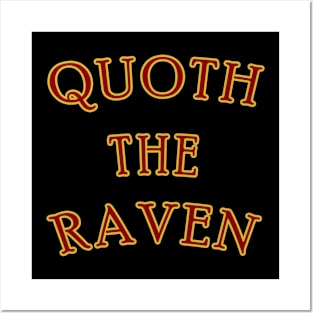 Quoth the Raven Posters and Art